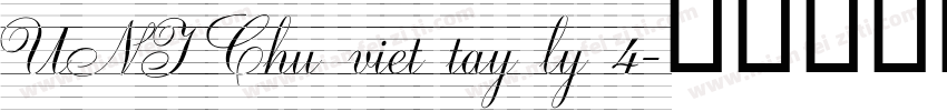 UNI Chu viet tay ly 4字体转换